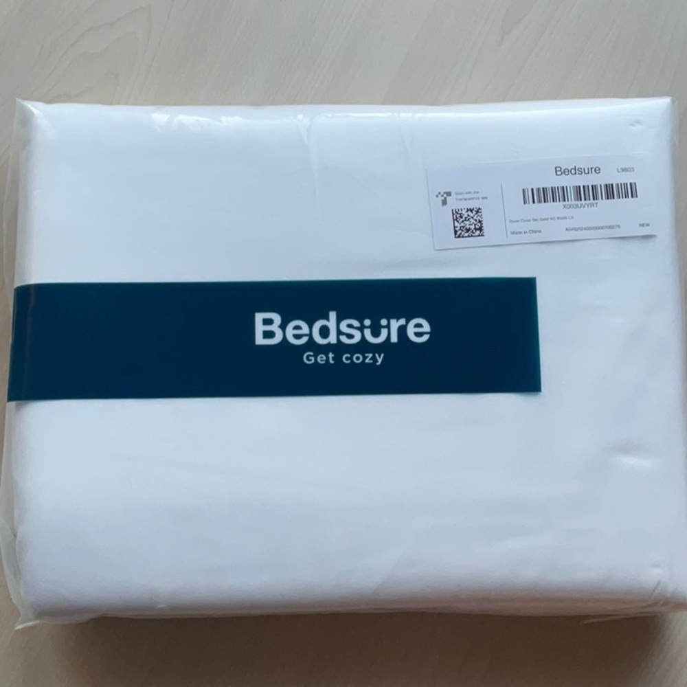Pure White Sheet Set for Bedding